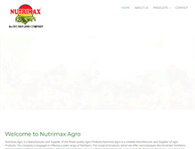 Tablet Screenshot of nutrimaxagro.com